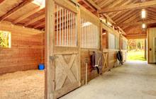 Walwyns Castle stable construction leads